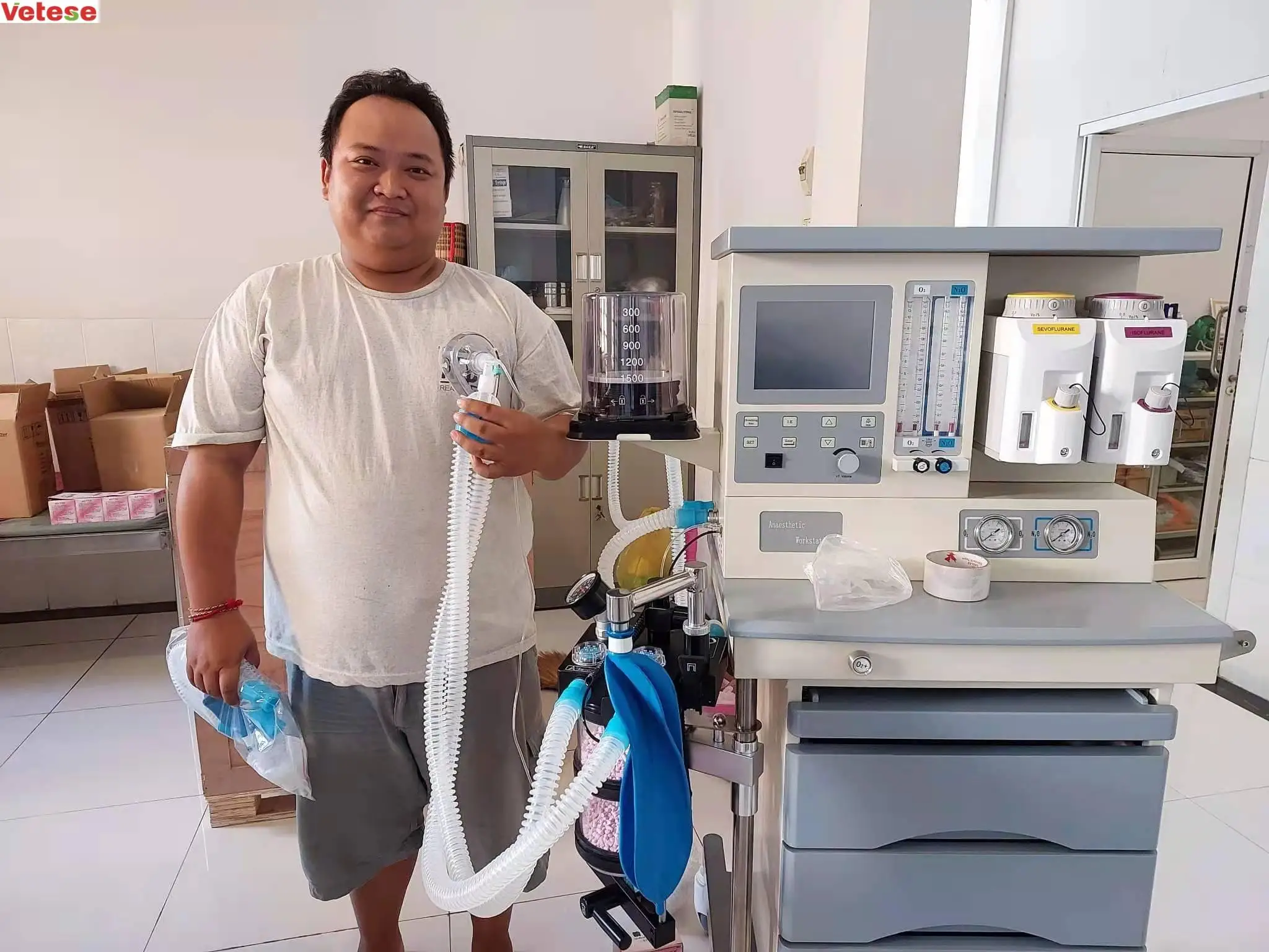 Medical Anasthesia machine For Veterinary Surgery Operation Portable Maquina de anestesia Hospital Anestesia