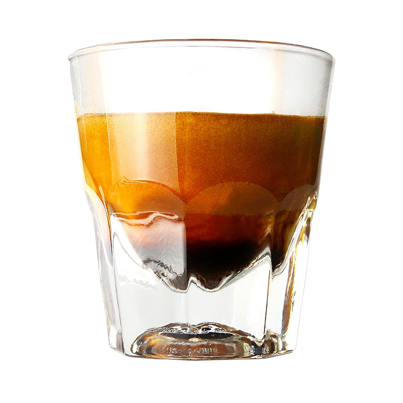 Custom Decal Laser logo Clear Unbreakable Cortado Glass Cups Wholesale high quality Libbey 4.5 oz Shot espresso Glass coffee cup