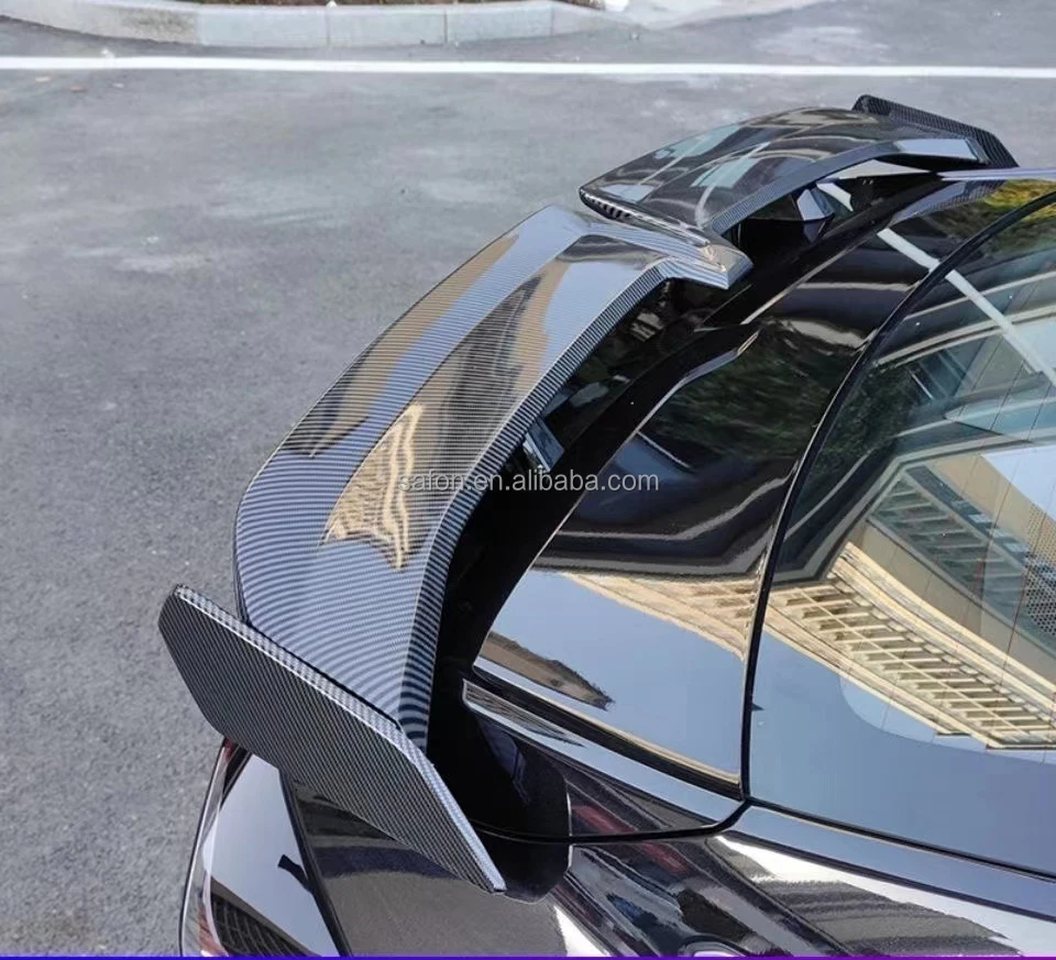 Новинка 2022, другие автомобильные аксессуары, универсальный спойлер из углеродного волокна на крышу, спойлер для багажника из АБС-пластика, спойлер для крыши GT