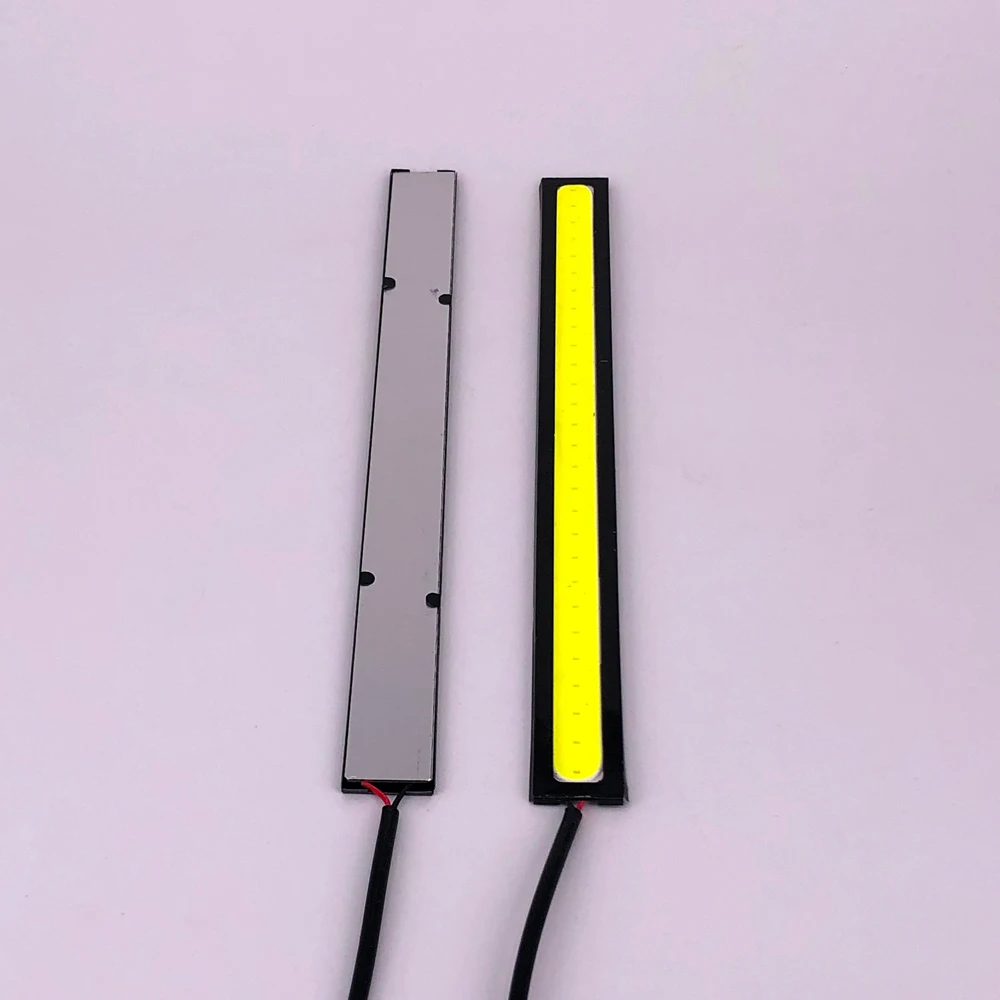 Customization Automotive DRL Fog Strip Daytime Running Lamp COB White Ultra Slim LED Parking Fog Bar Waterproof 12V