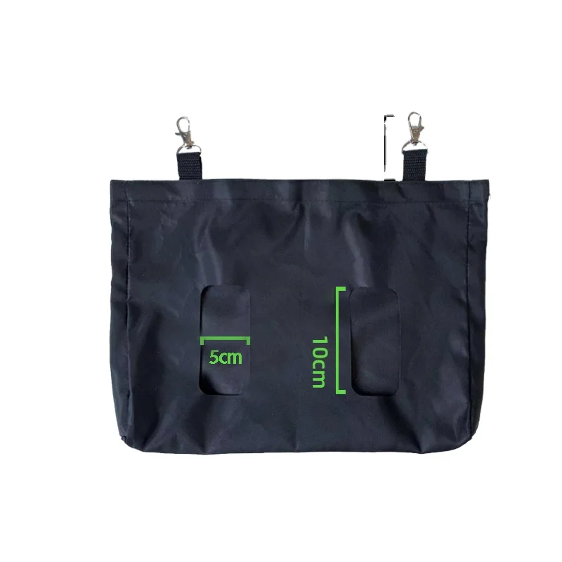 Amazon Best Selling Rabbit Hay Feeding Bag Black Nylon Fabric Hay Feeder Bag For Rabbit Guinea Pig And Dutch Pig