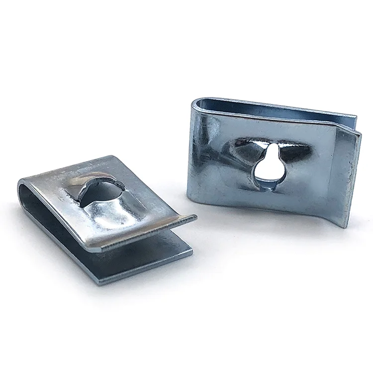 Customized Oem Odm Non-standard Fasteners M4 M5 M6 M8 Stainless Steel Metal Motor Motorcycle Car U U-type Clip Nuts  