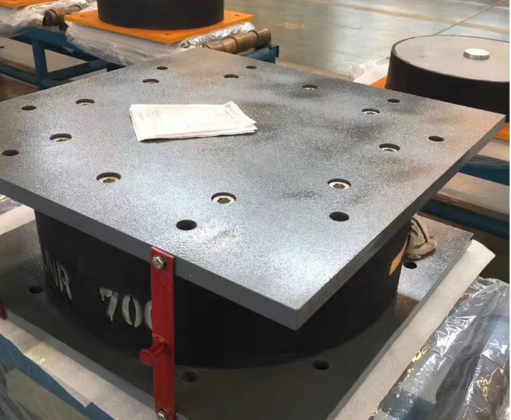 Seismic isolation of lead rubber bearing