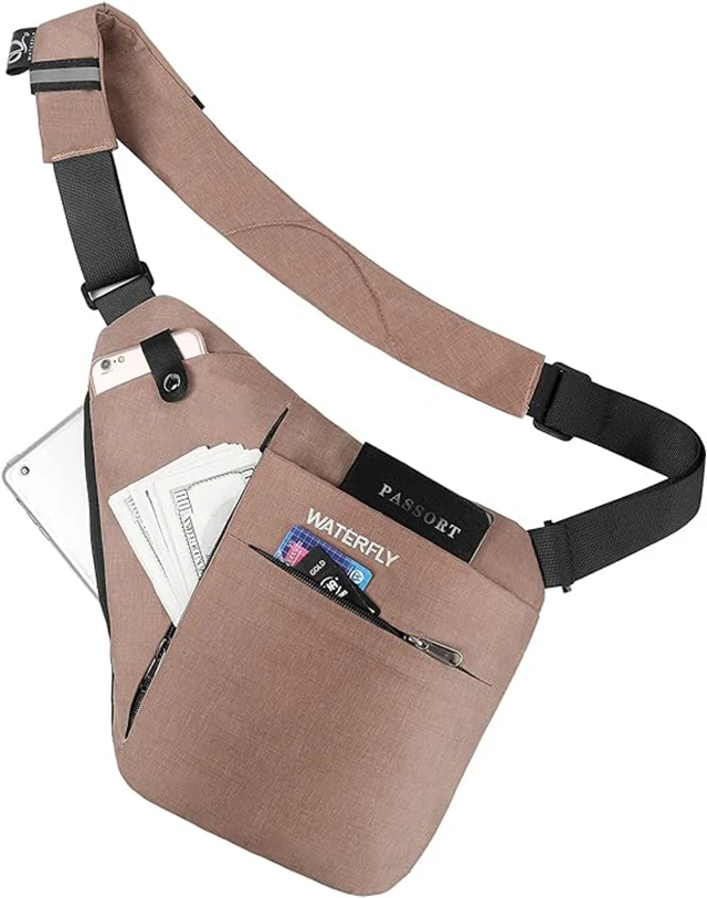Smartly designed eco-friendly sling bum pack lightweight durable crossbody bag