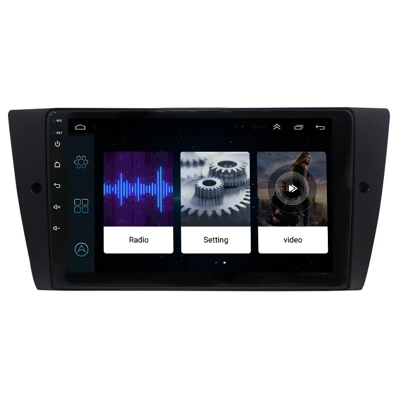 B M W 3 Series E90 Android WIFI navigation MP5 player reverse image GPS Bluetooth all-in-one