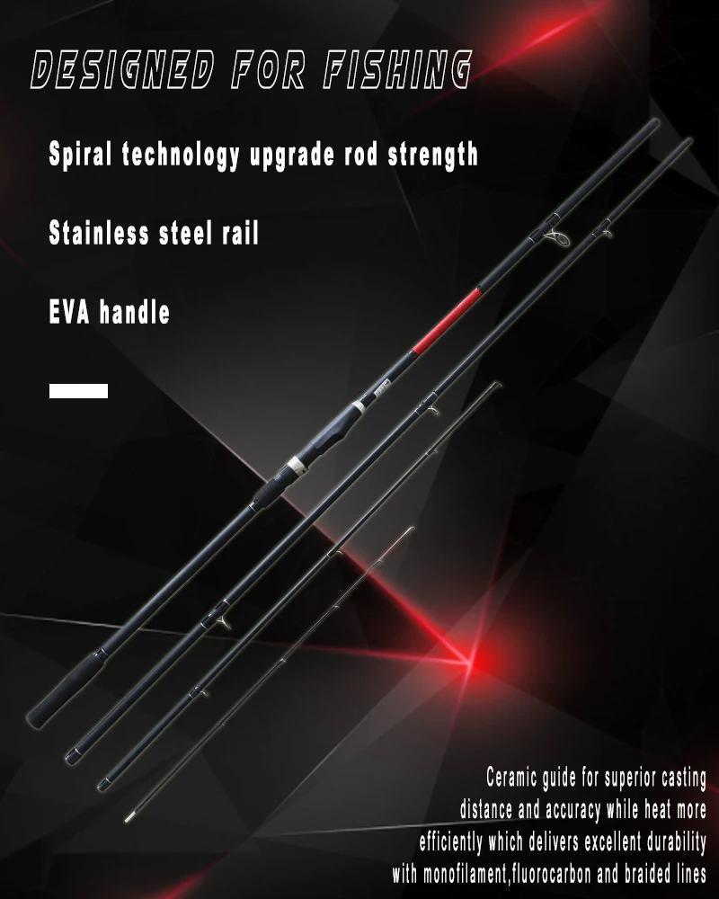 Wholesale 390cm 3+3sections Okuma Fishing Feeder Rod