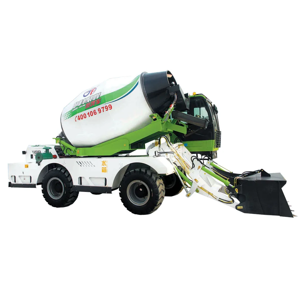 Самозагружающий/смешивающий/транспортировочный/мойочный автомобиль многофункциональный 4-сторонний самозагружающий Бетономешалка