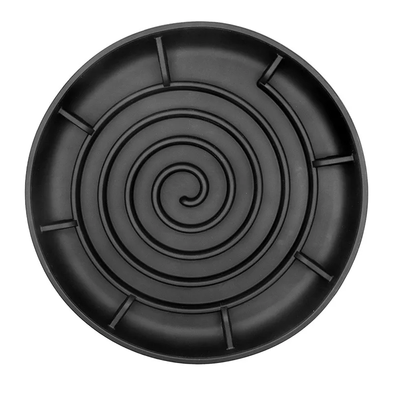 Round Slow Feeder Pet Food Bowl Slow Eating Silicone Pet Lick Bowl For Dogs and Cats Anti Gulping Nonslip Bowl with Suction Cups