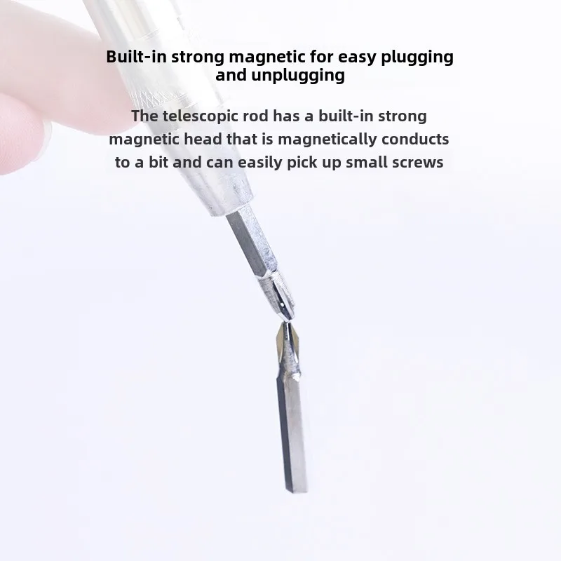 8-in-1 Customized Aluminum Alloy Pen Type Manual Screwdriver Set Phillips & Slotted  with Steel & Plastic Handle