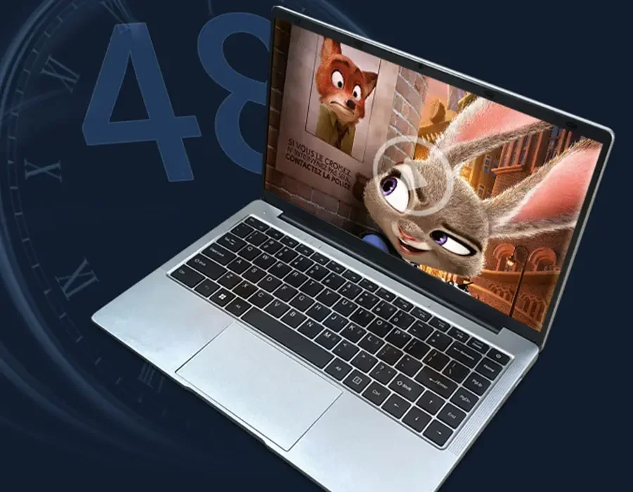 2022 Super Thin Portable Laptop 14 Inch Ram 6Gb Ssd128 Wind 10 Laptop With Screen 1920*1080 Notebook For Educational Project