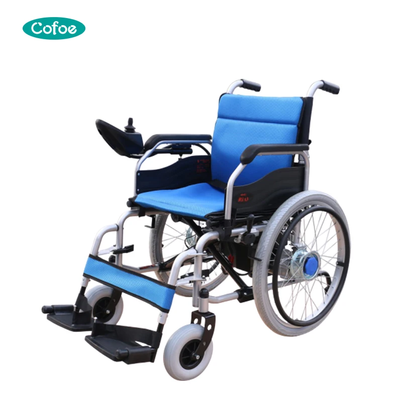 Lightweight Folding Electric High Back Disabled Scooter Flexible Power Wheelchair