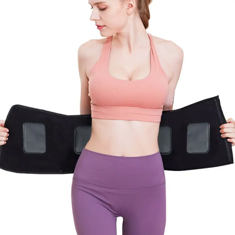 Vibro Rechargeable Massage Belt Vibrating Massager Electric Period Pain Relief Menstrual Belly Massage Belt For Weight Lose