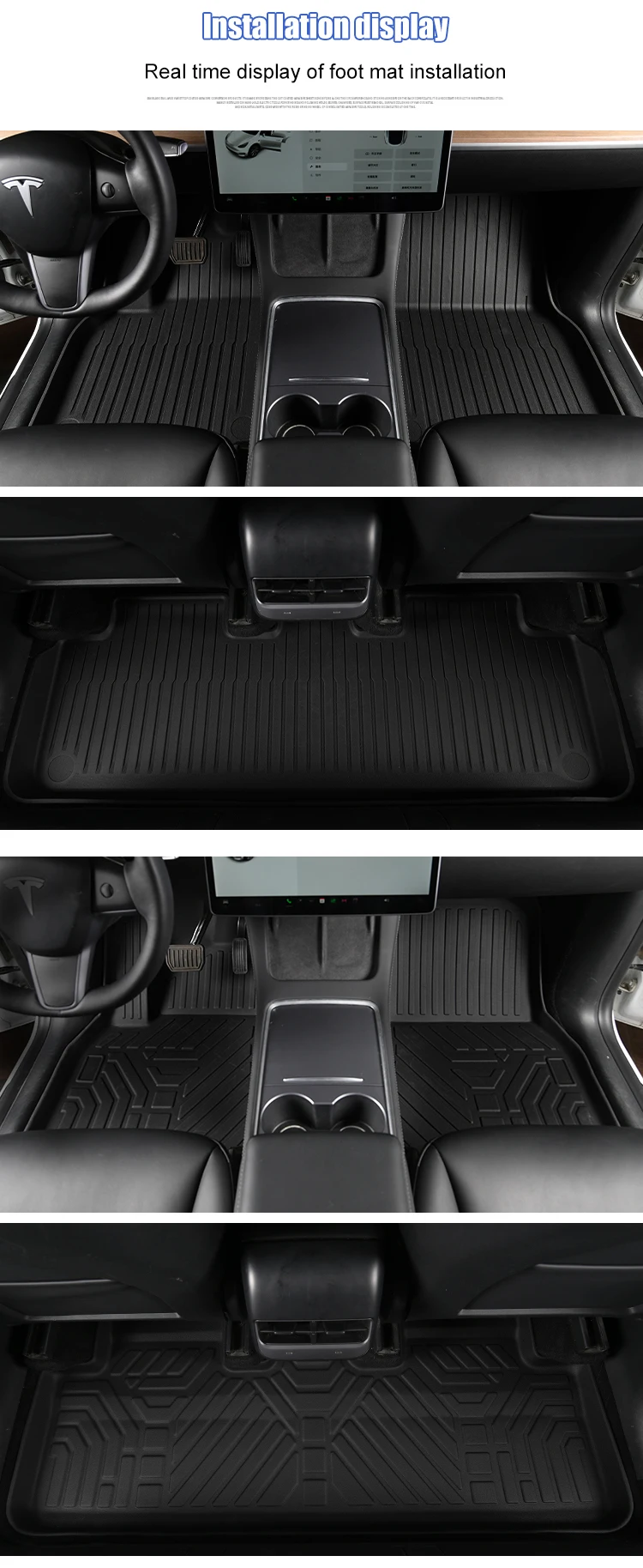 2024 Manufacturer Supply Customised Professional High Quality TPE Car Mat Use For JEEP GRAND CHEROKEE 2022