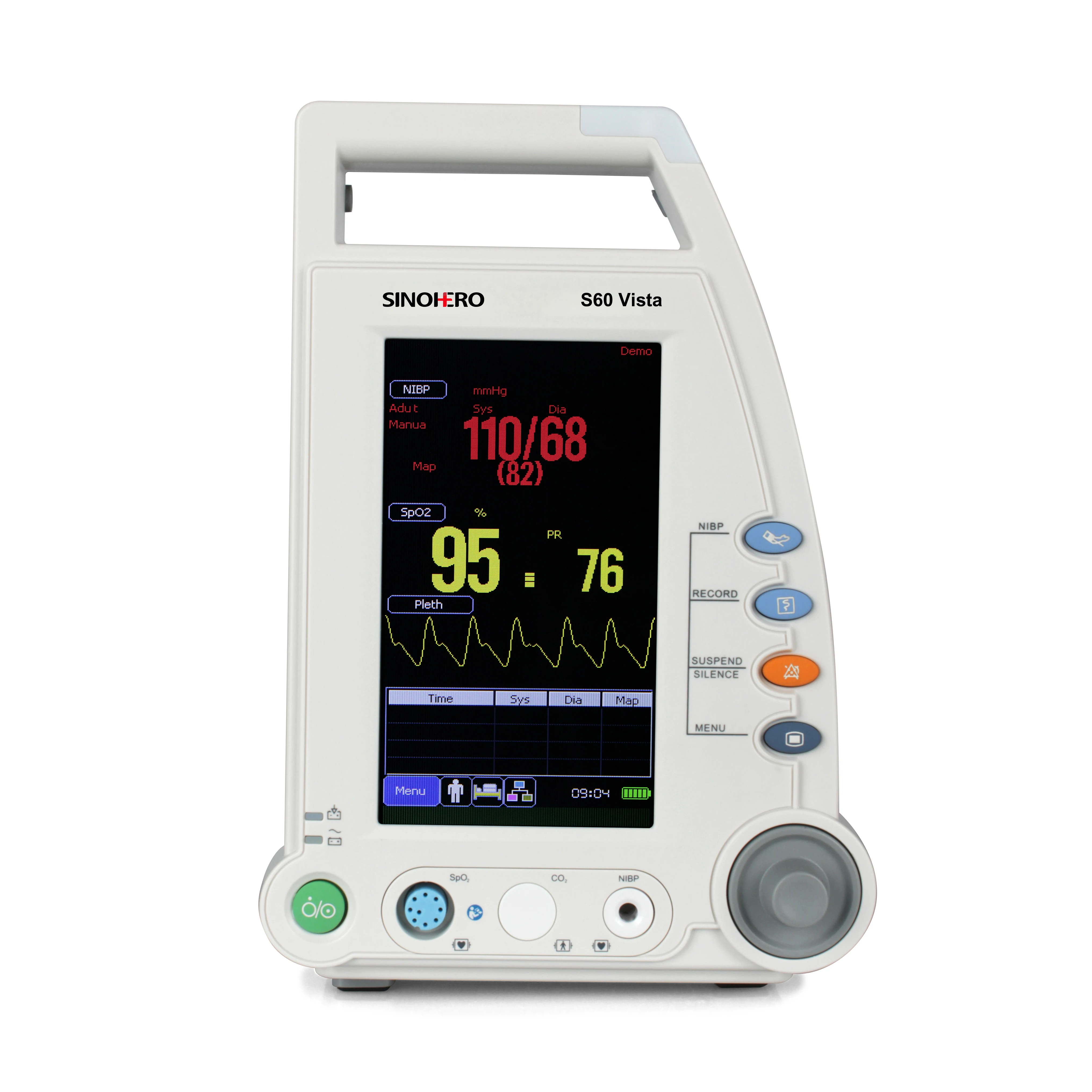 S60 Vista WiFi Monitoring Portable Patient Monitor Remote Vital Sign Monitor