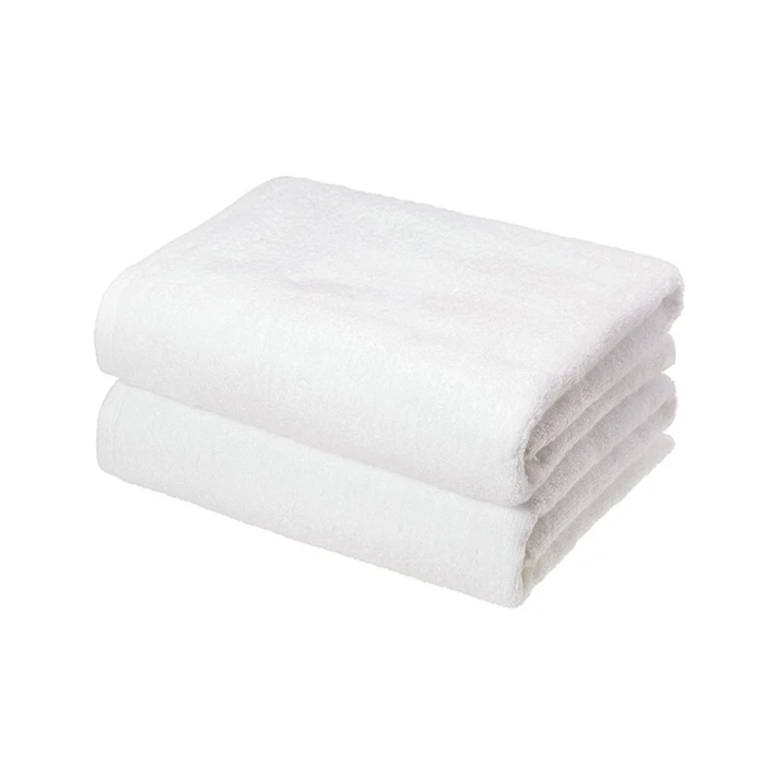 OEM Factory Strong Absorbency 650 gsm Terry Soft White Towel Cotton