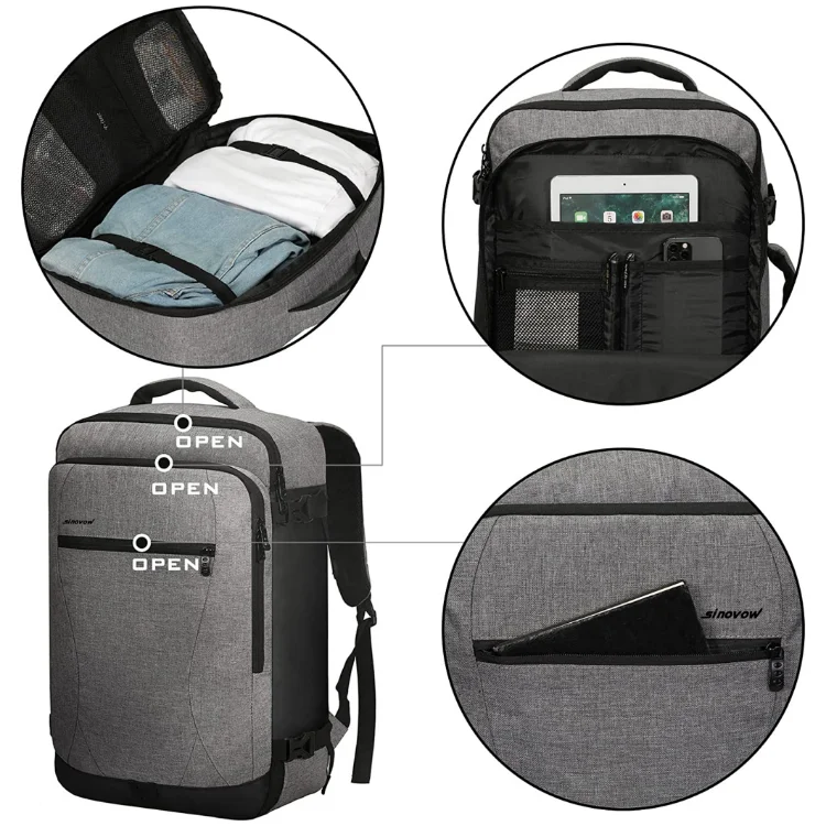 Waterproof Usb School Travel Rucksack Boy And Girl School Bag Carry On Weekender Backpack