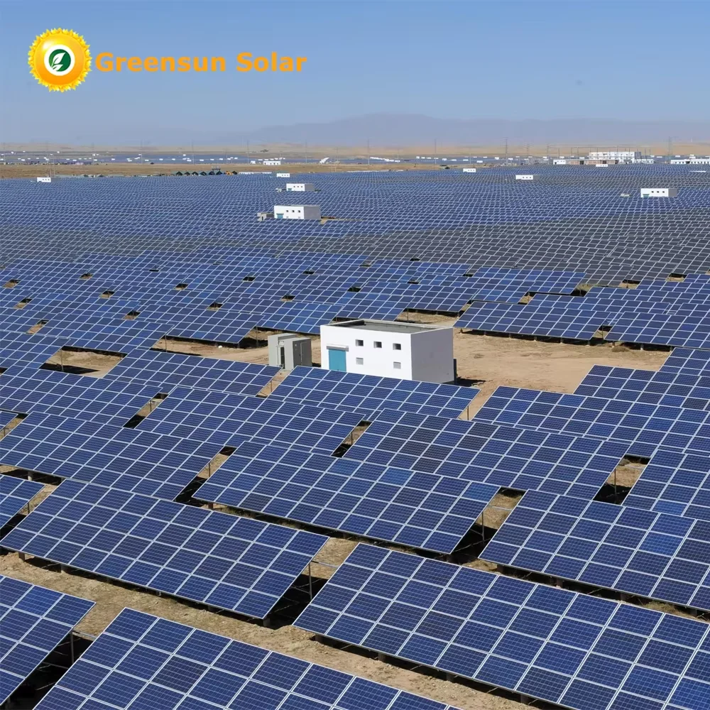 Greensun Solar Power Generation System 200KW 400KW 500KW Grid Tie Solar Photovoltaic System