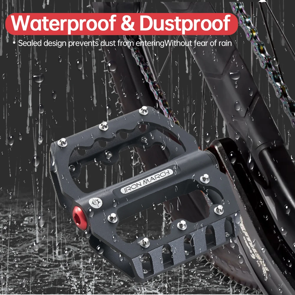 Durable Bike Pedal ALNC-527 CNC carved Road / BMX / MTB / E-Bike Bicycle Spare Part Pedal Mountain Bikes Bmx Road Pedals