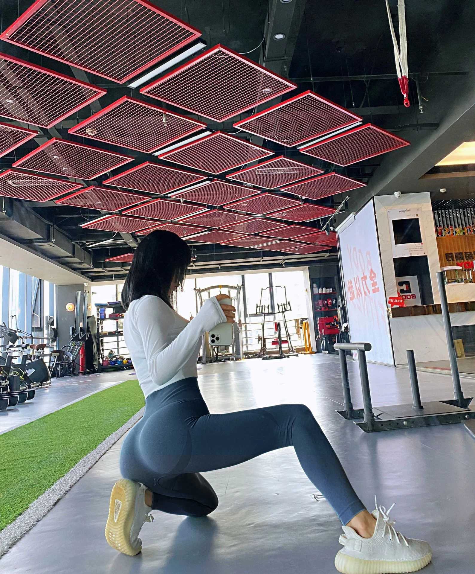 Фирменная торговая марка Smile фитнес Йога Леггинсы целлюлитные бесшовные леггинсы для тренажерного зала женские Леггинсы для йоги