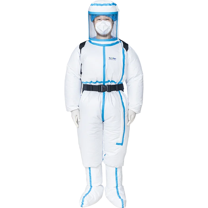 TUORen resistance positive pressure safety protective Disposable coverall