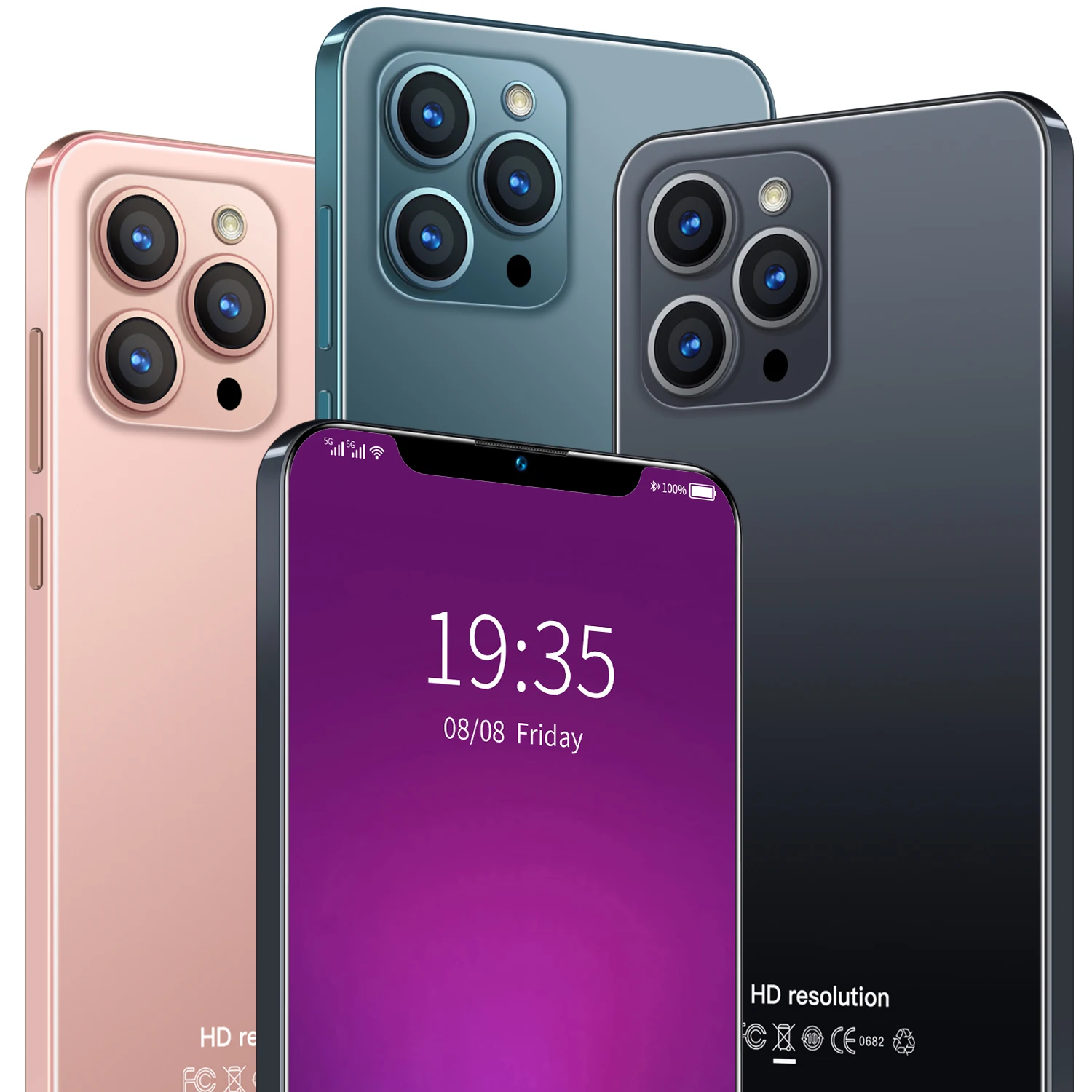  Смартфон i12 Pro Max 7 2 дюйма 10 ядер 12 + 512 ГБ 21 48 МП 5600