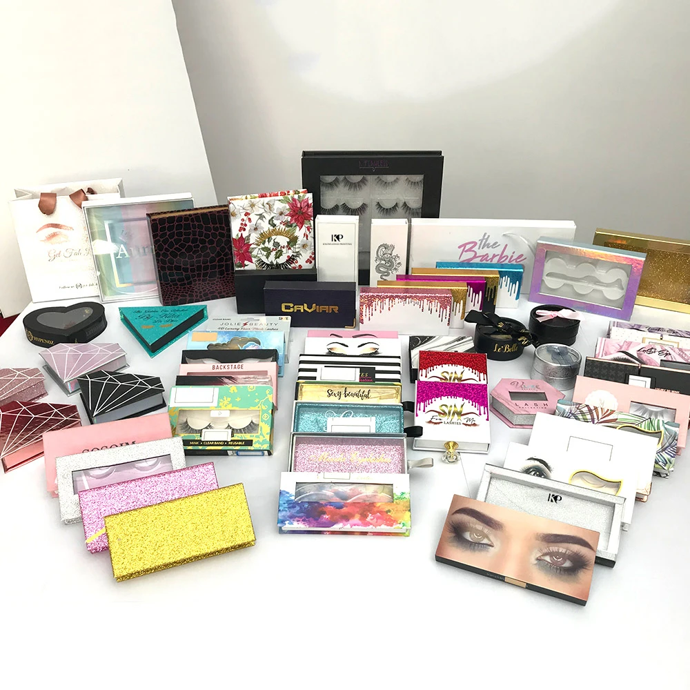 false eyelash and eyeliner vendor mink with custom packaging personalize box subscription custom for lashes