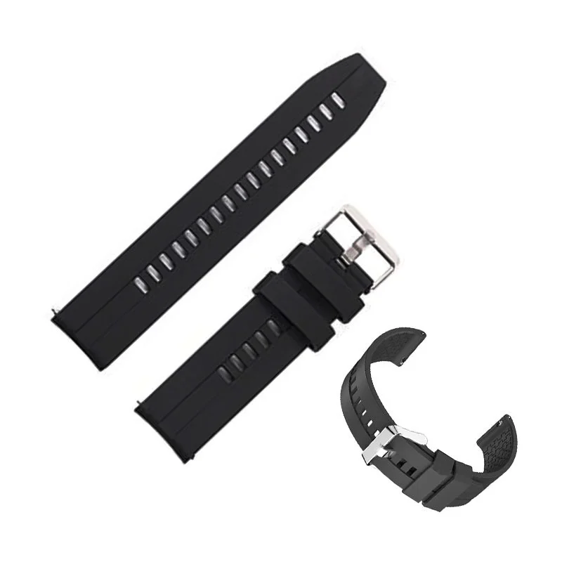 Factory Price Silicone Watch Strap for Huawei Watch GT2 GT3 20mm 22mm Watch Band