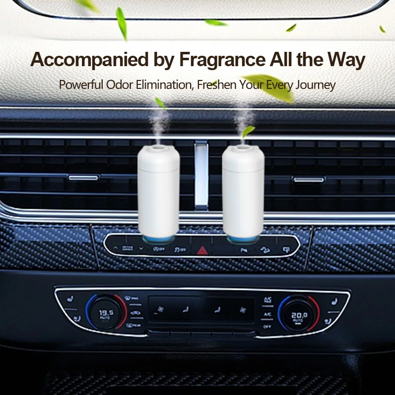 New Arrival Mini Portable Car Perfume Air Freshener Nano Atomization Smart Scent Car Vent Aroma Diffuser