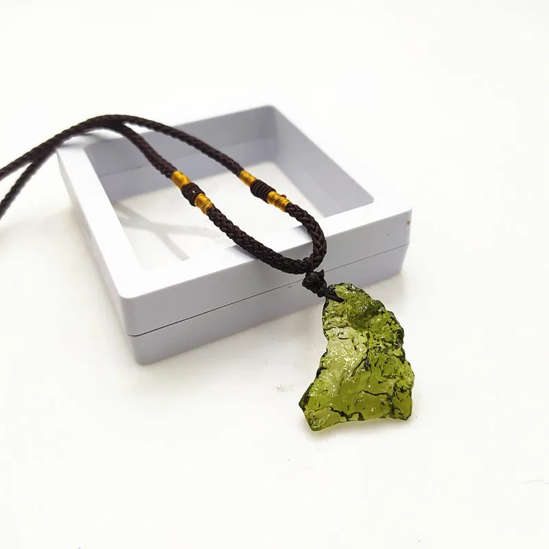 
Wholesale rough raw Czech meteorite Pendant crystal quartz pendant 