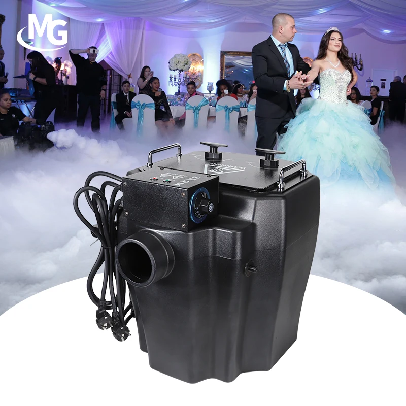 6000W Dry Ice Fog Smoke Machine Wedding Party Low Lying Fog Machine