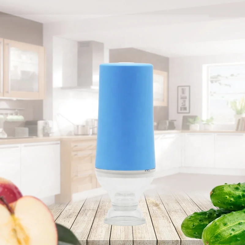 USB Charge Rechargeable li ion Battery Handheld  Vacuum food Sealer with 5 pcs zipper bags