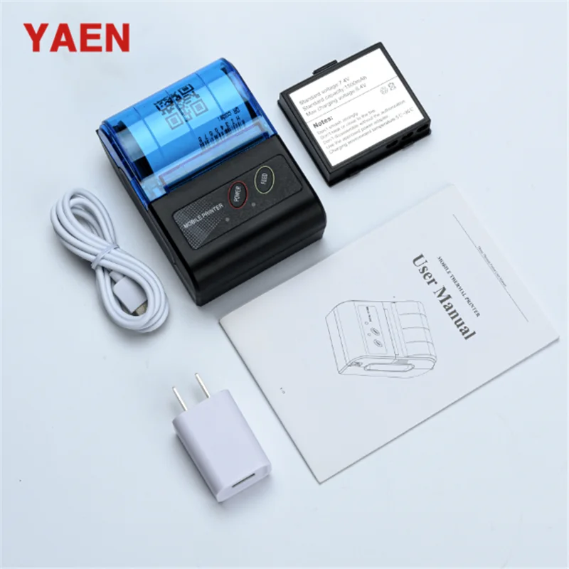 58mm Mini Thermal Printer with Blue tooth iOS Android for SRS mobile Topup Portable Wireless Receipt Printer FREE CASE