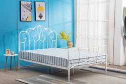 wholesale morden White Black colourful easy assemble cheap Metal Bed Wrought Iron Bed Frame Bedroom Furniture