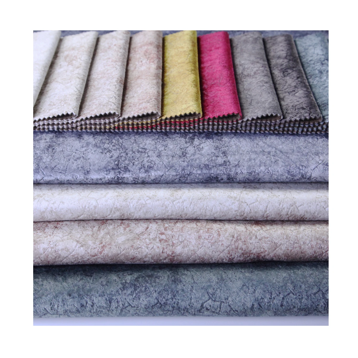 zhejiang charming sofa cushion cover pillow case home textile brushed 100 Polyester Sofa Fabric