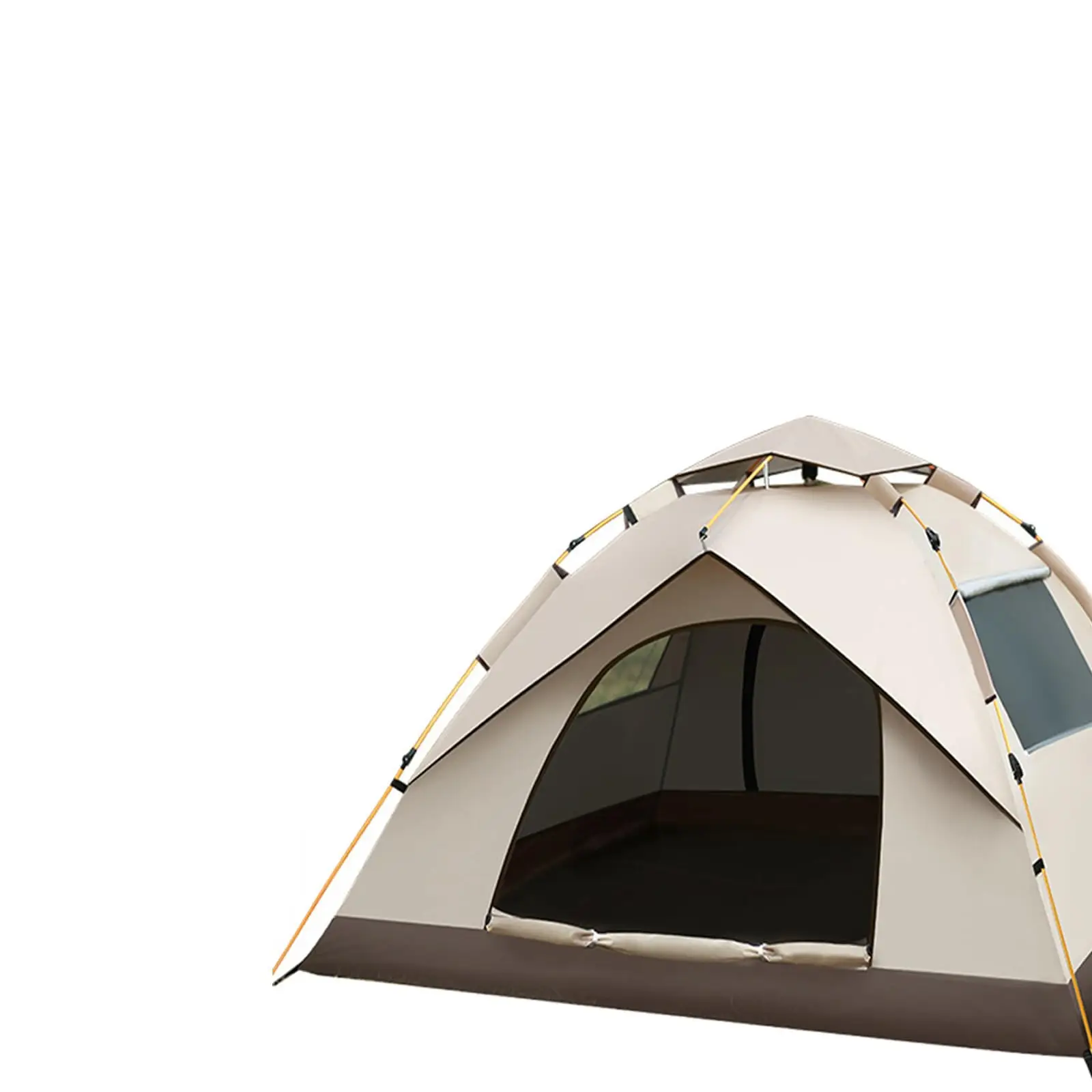 Camping Tent with Rainfly Waterproof Windproof Family Tent with Mesh Window Easy Set Up for Hiking and Outdoor for All Seasons