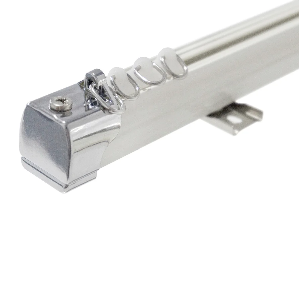 Wholesale simple luxury curtain rods and rails double curtain rods