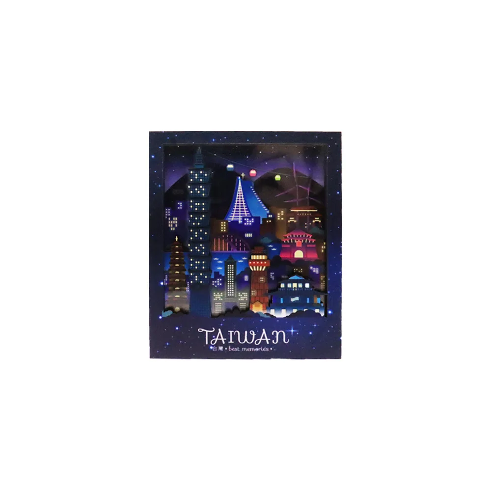 Модный дизайн, магнит на холодильник со звездным небом, акриловый деревянный магнит на холодильник, уникальные сувениры для путешествий