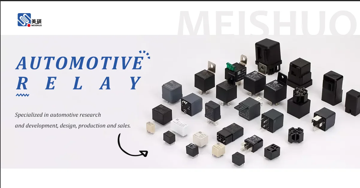 MEISHUO 14 experience OEM MAW high quality 12v 4pin 30A auto relay normally12v 30a Relay With Fuse
