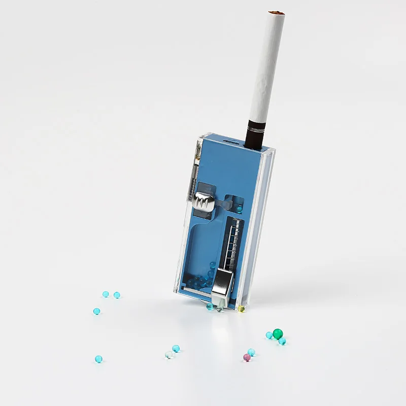 Flavor beads/capsules machine mental capsule applicator cigarros blue crush with crush ball dispenser