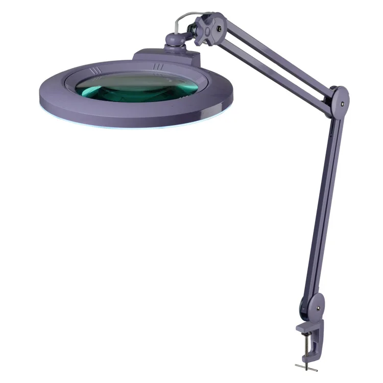 16W 4 Level Dimmable Lighted With Stand Hands Free Magnifying Lamp for Craft Reading Painting Beauty Salon