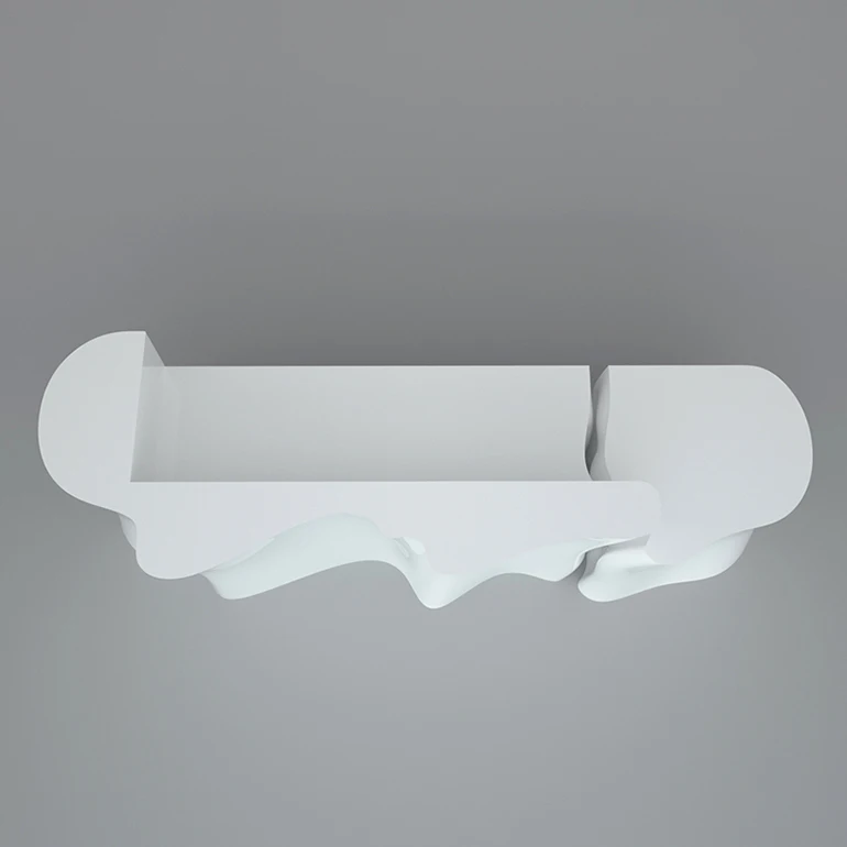 Hair Salon Small Office Medical Tufted Custom pink reception desk