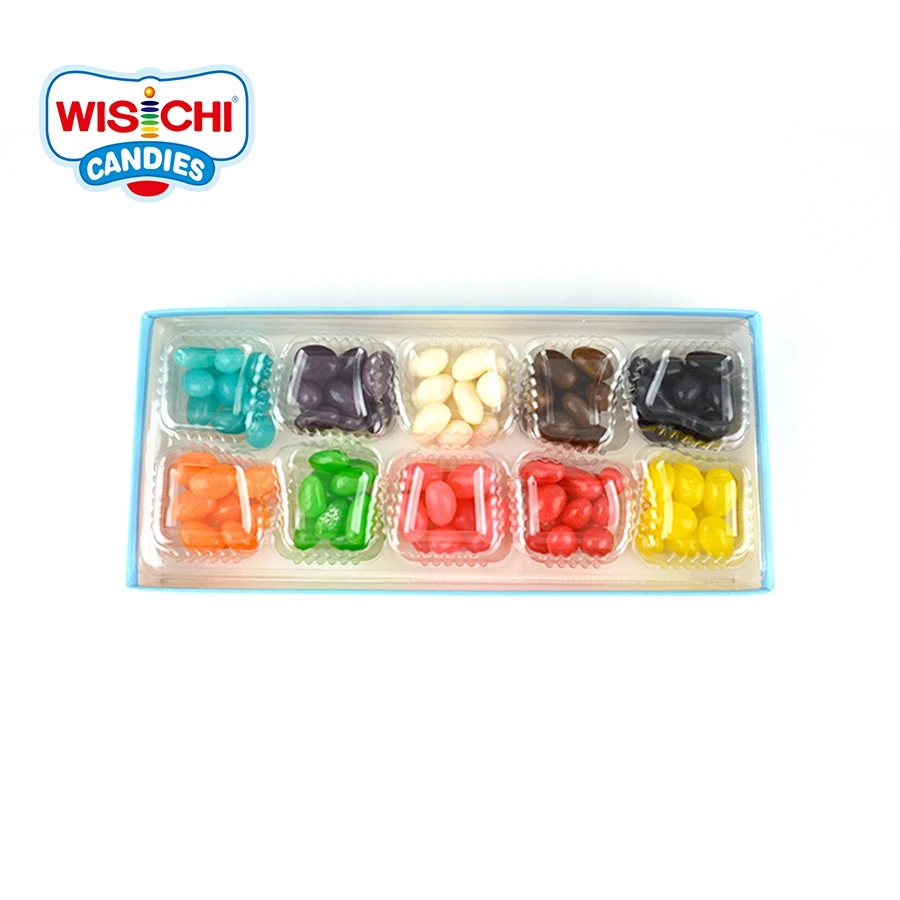 Mixed Fruity Colorful Halal 10 Flavors Candy Jelly Bean