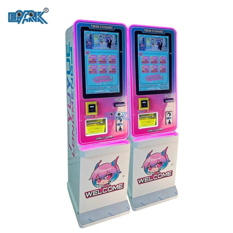 Game Currency Changer Dispenser Factory Price Token Vending Machine Smart Automatic Indoor Bill Laundry Coin Exchange Machines