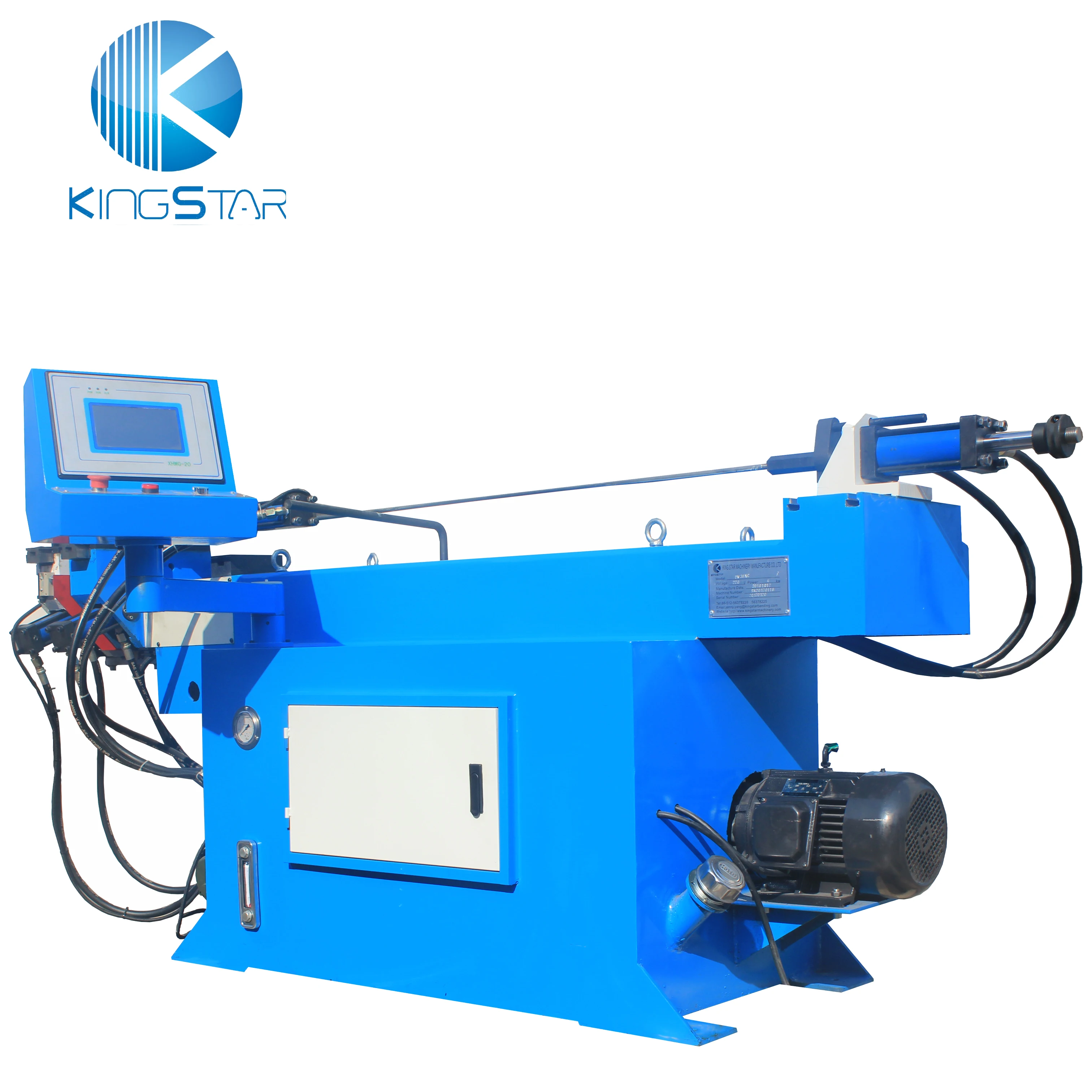 DW38NC bending capacity 38 x 2mm hydraulic pipe bending machine