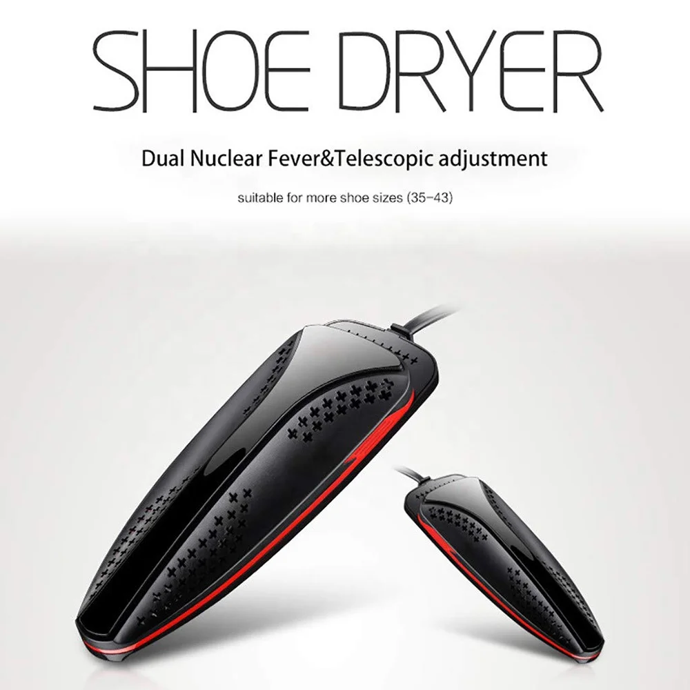 
Shoe Dryer Boot Dryer Portable Rack and Timer For Gloves Hats Boots 