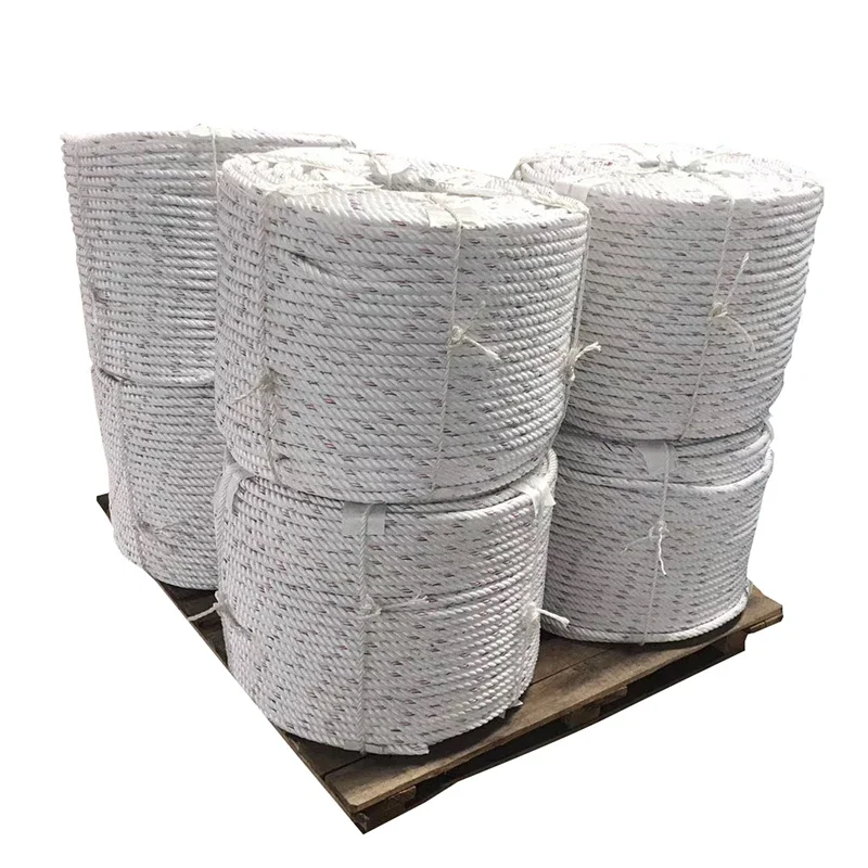 3 strands 16mm 32mm polyethylene fishing rope Polyethylene PP 3/4 Strands twisted rope