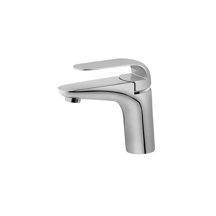 Modern Brass Chrome Single Lever Rain Shower Faucets Wall Mount Shower mixer