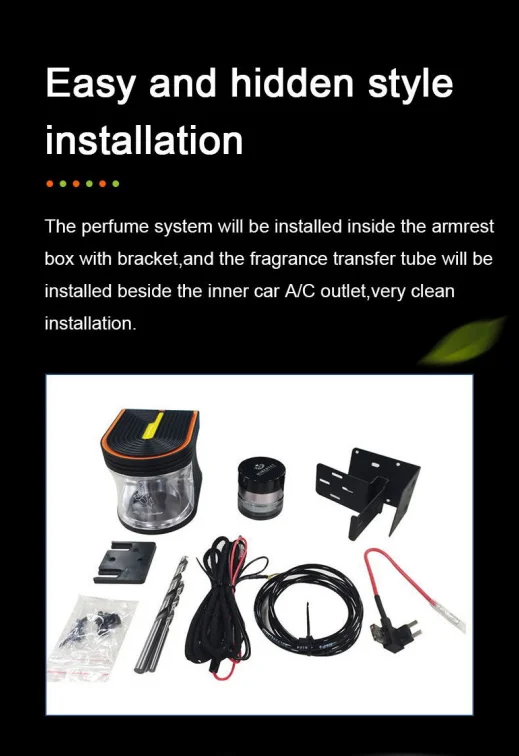 Top Sell Perfume Car Freshener System Fashion Car Perfume Set Car Perfume Aroma Anion Purfication Outlet Air Freshener