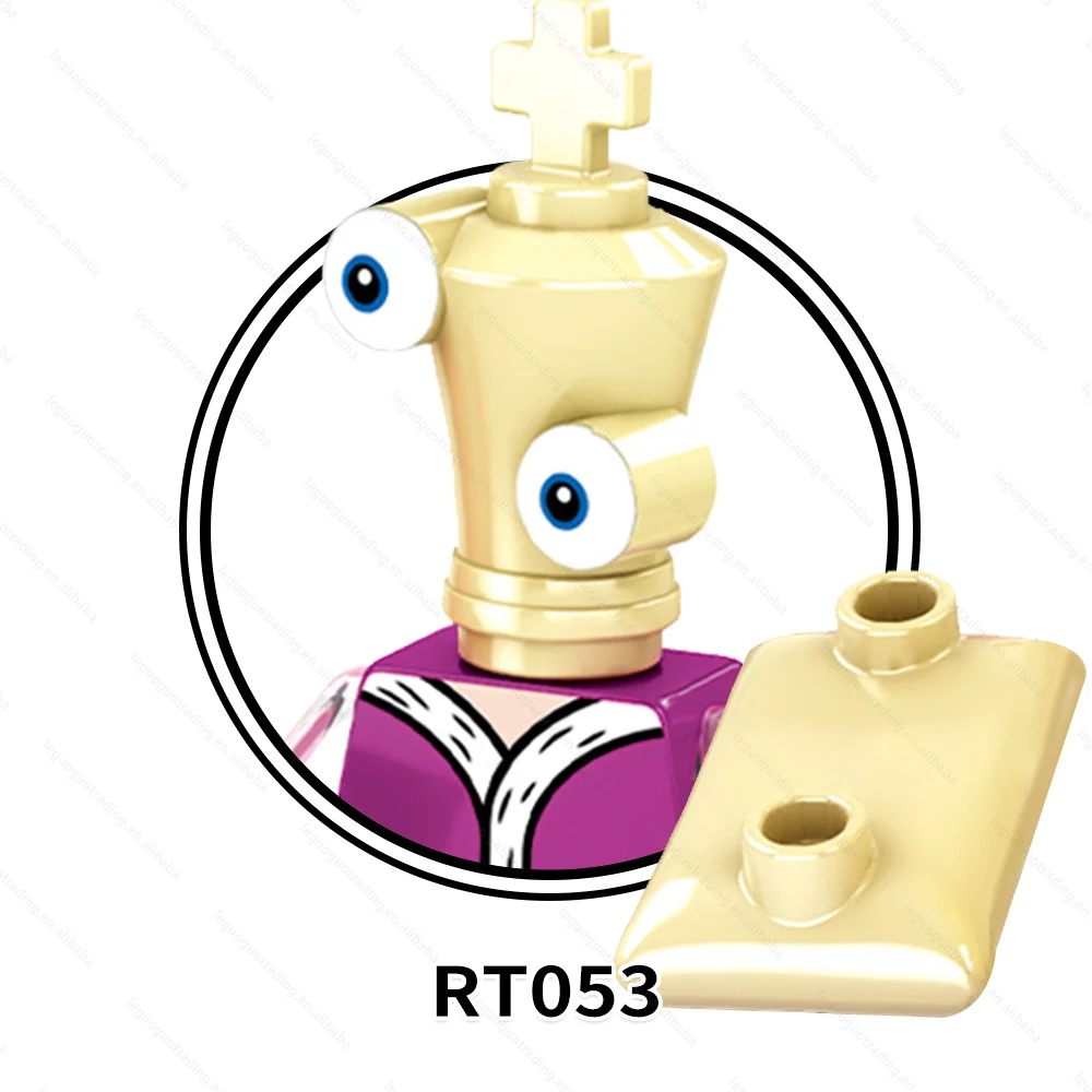 RT046-053 The Amazing Digital Circus Cartoon Anime Cute Pomni Jax Clown Digital Circus Mini Plastic Building Blocks Kids Toys