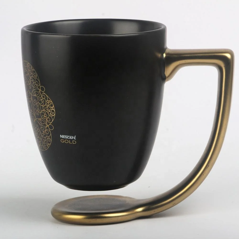 11OZ black Color luxury Golden Ceramic Mug